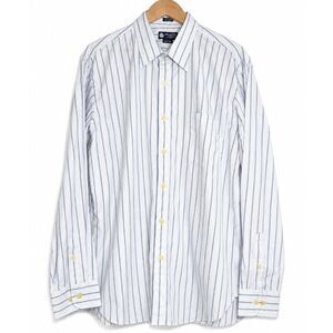 Vintage 80s J.Crew Haberdashery 2-Ply Cotton Shirt L 16-16.5 Deadstock
